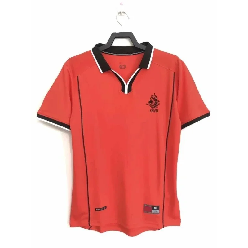 Other Orange KNVB Polo Shirt with Black Trim Red - 1