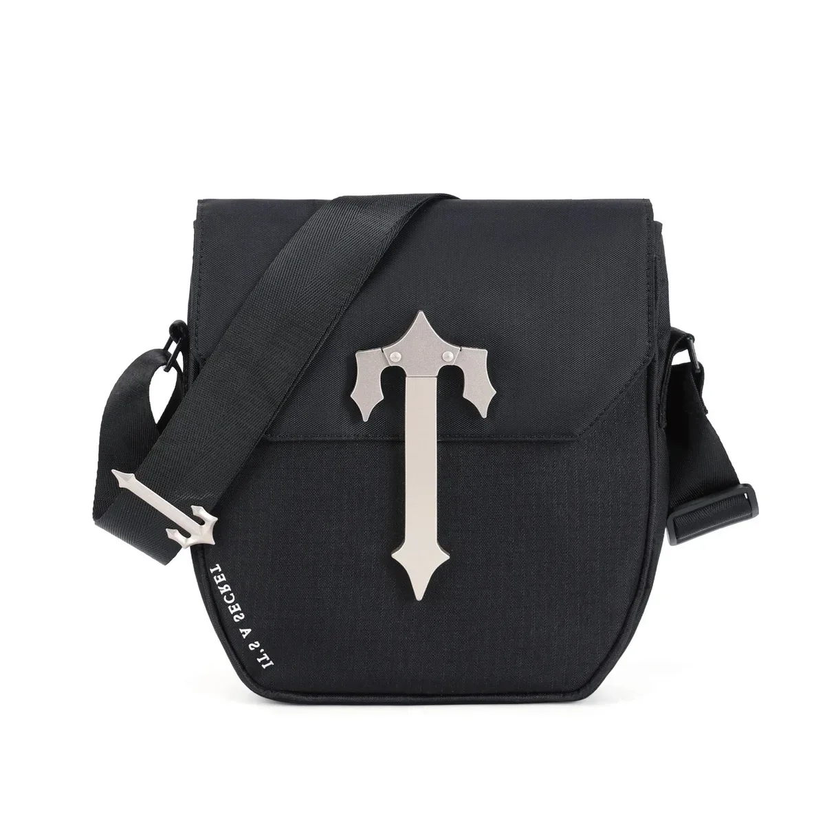 Other Black T-Shaped Metal Crossbody Bag Black - 1