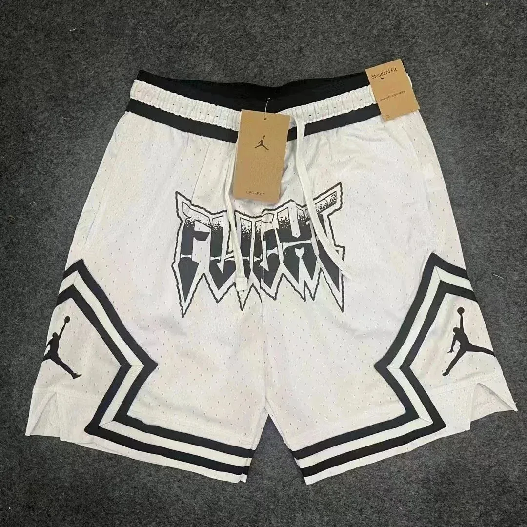 Jordan Jordan White/Black Flight Mesh Shorts White