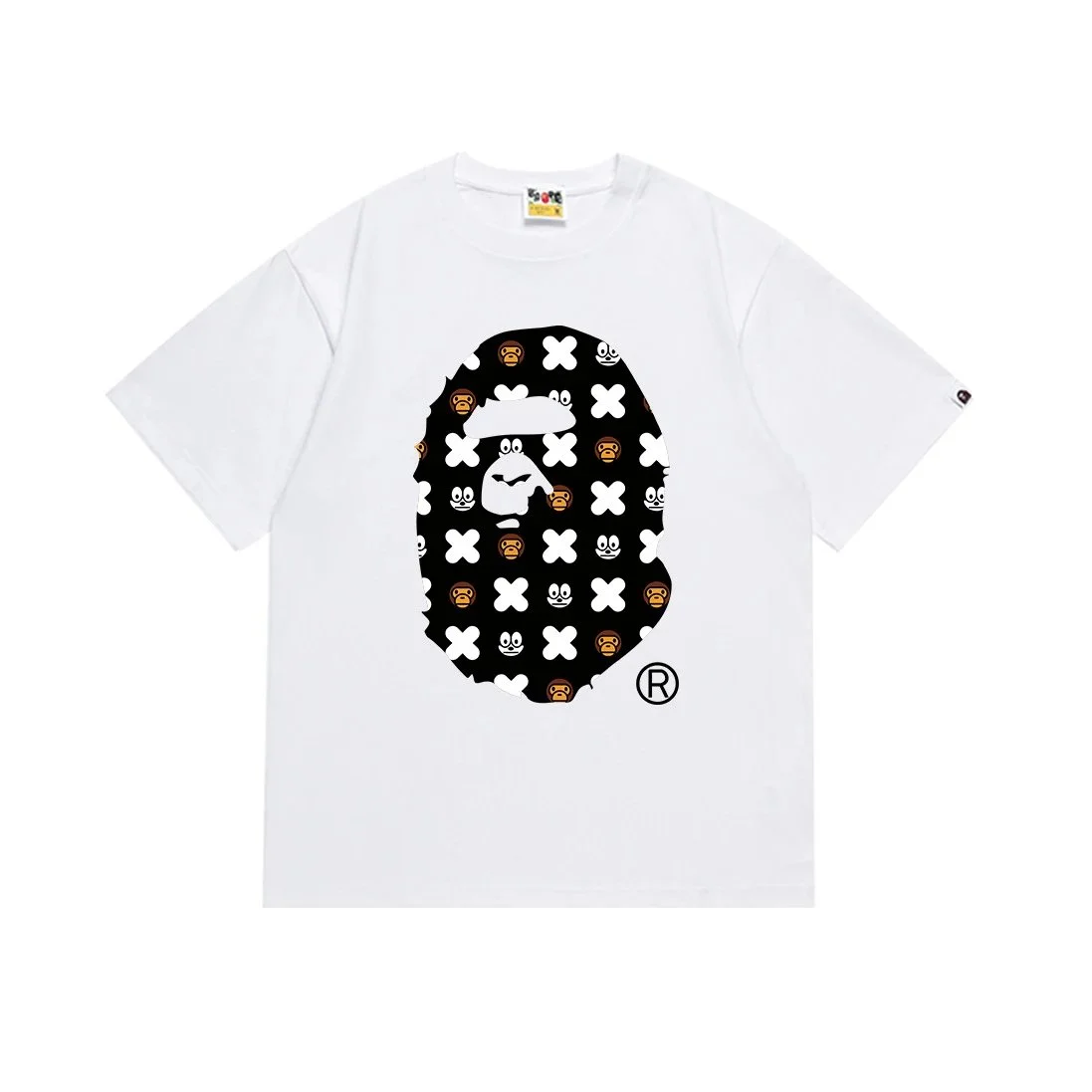 A Bathing Ape A Bathing Ape ABC Camo White T-Shirt White - 1