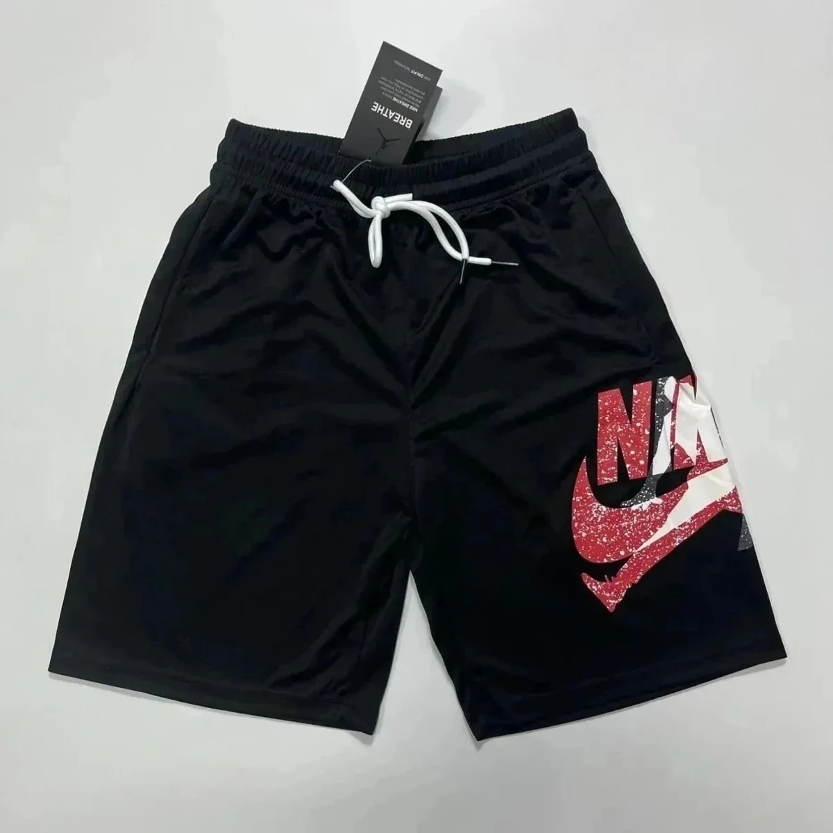 Nike Nike Black/Red/White Graphic Shorts Black