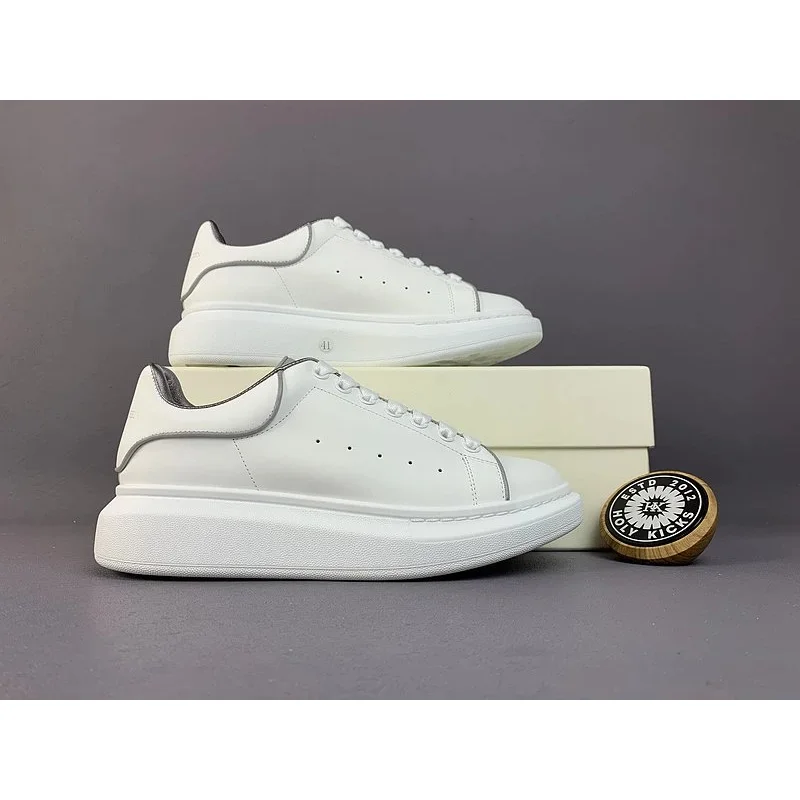 Alexander McQueen Alexander McQueen Oversized White Leather Sneakers White - 1