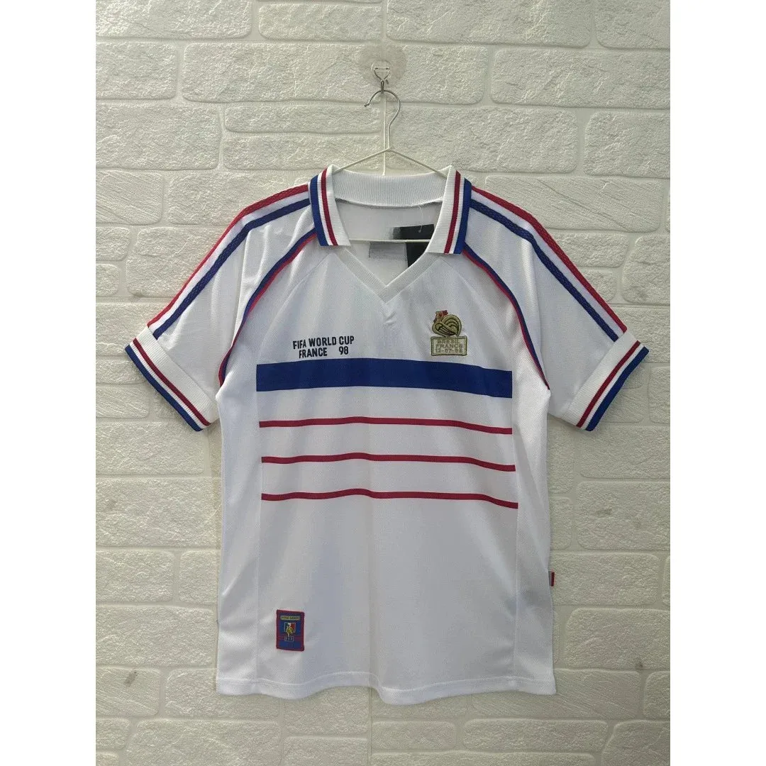 Other 98 France Away Jersey Football Shirt White - 1