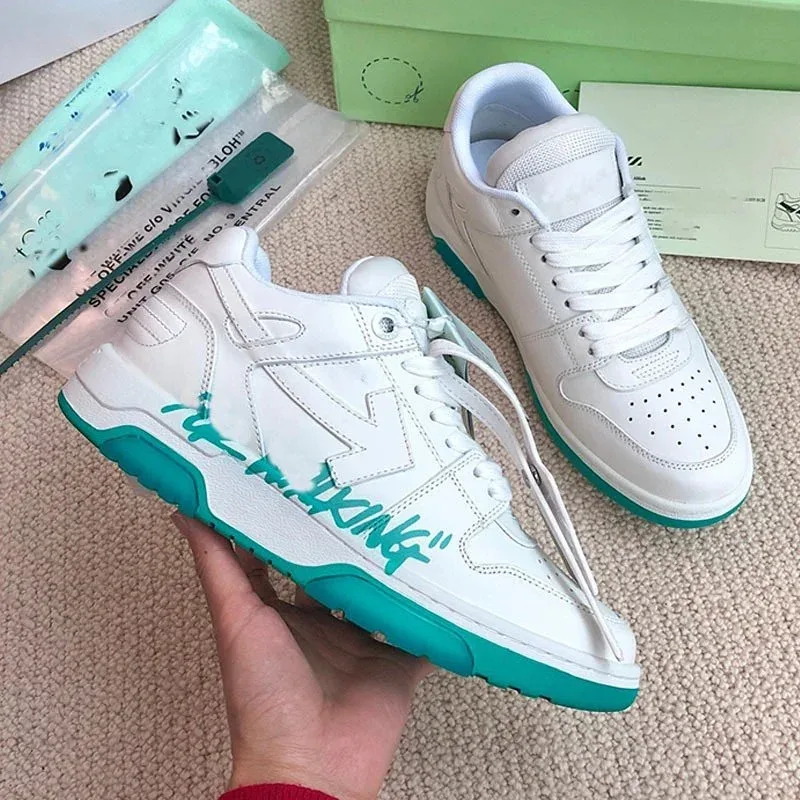 Off-White Off-White The 100 White/Turquoise Sneakers White