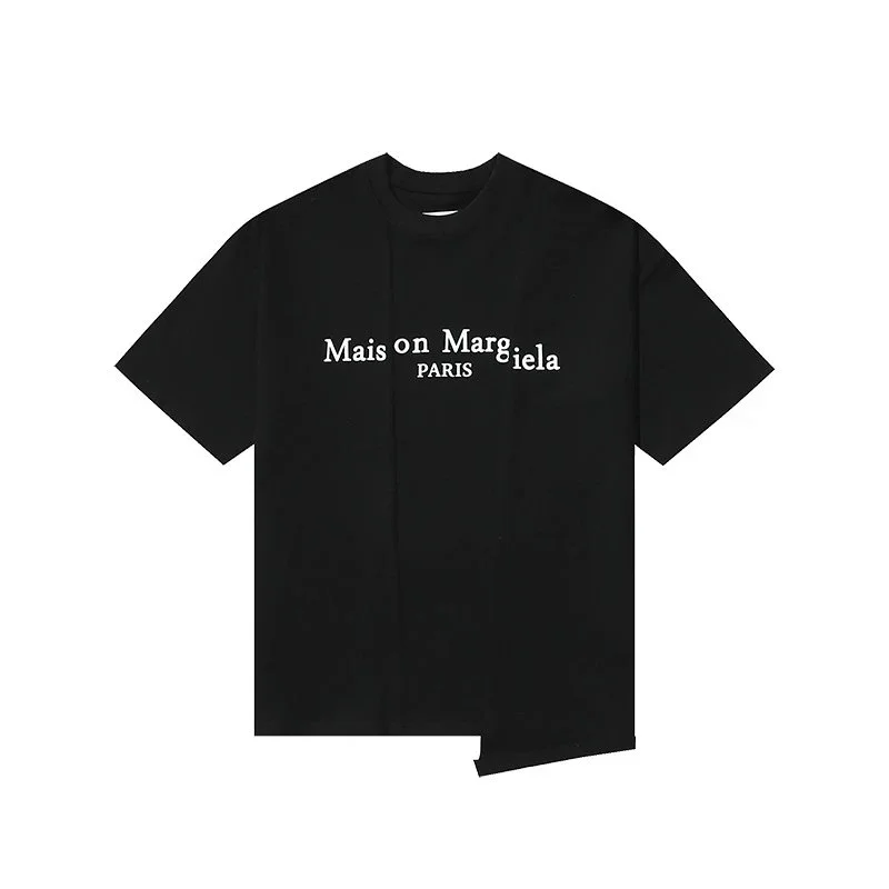 Maison Margiela Maison Margiela Black Logo T-Shirt Black