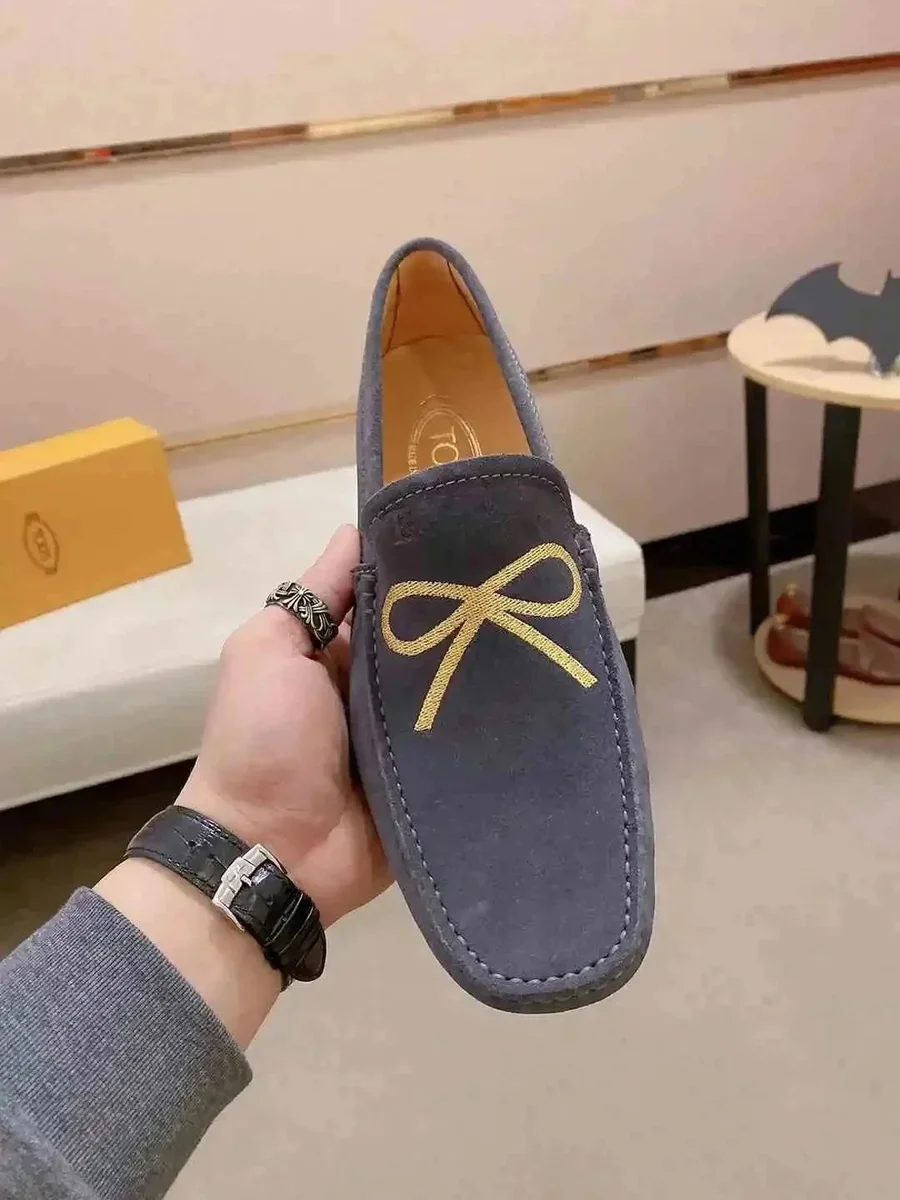 Tod's Tods Navy Bow Detail Loafer Navy
