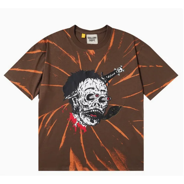 Gallery Dept. Gallery Dept. Art That Kills Brown Tie-Dye T-Shirt Brown - 1