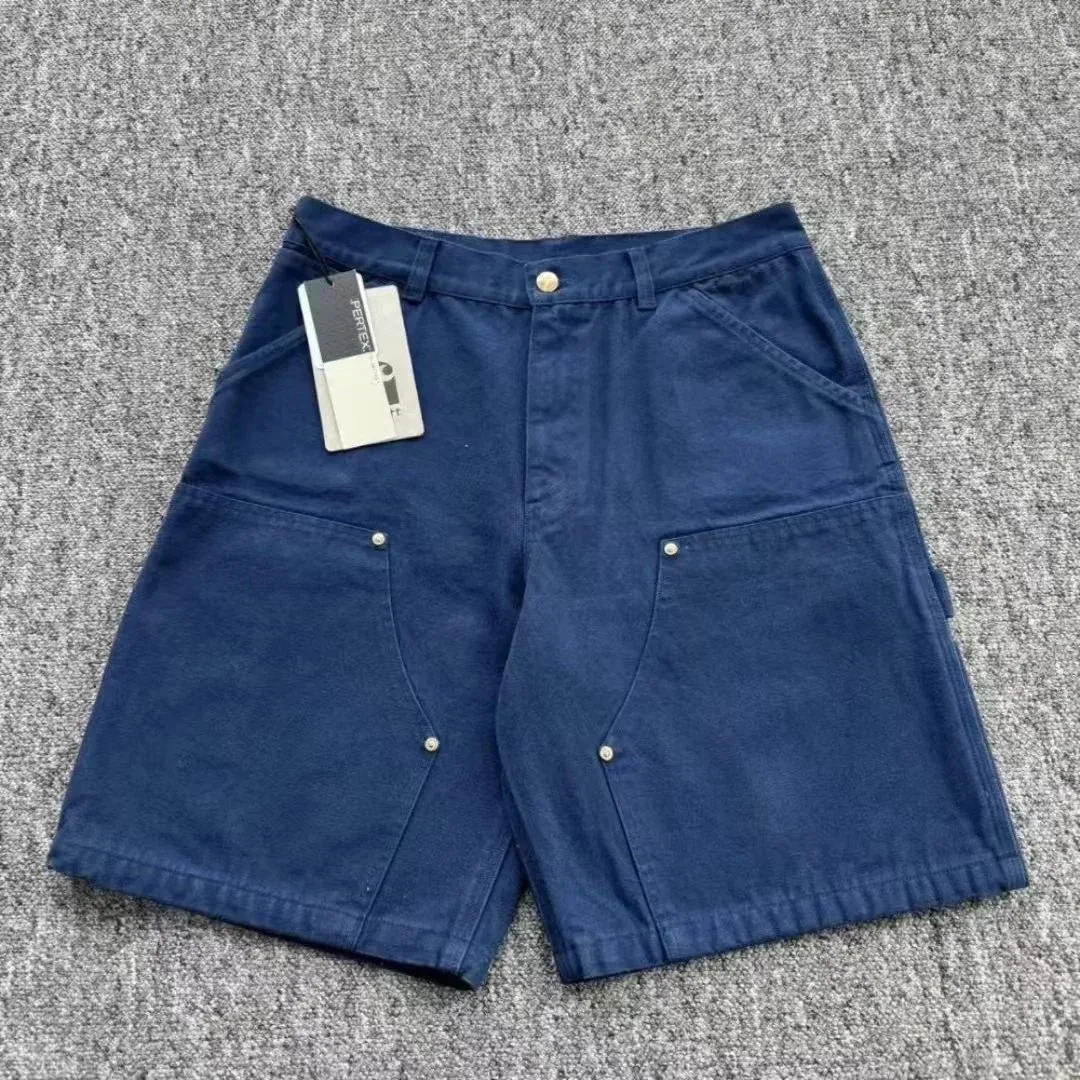 Other Navy Multi-Pocket Cotton Shorts Navy - 1