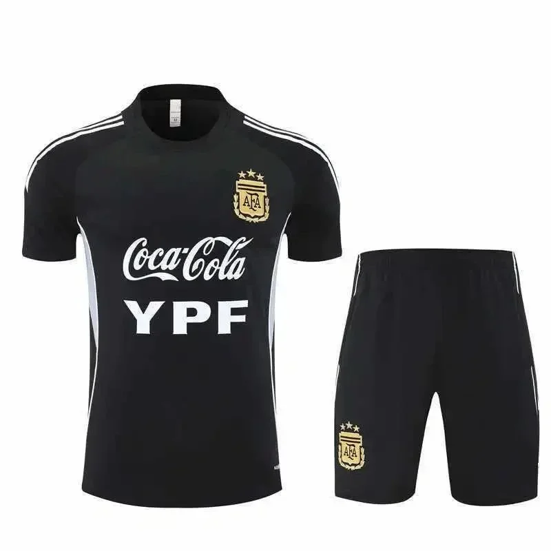 Other Black Argentinian Football Kit with Coca-Cola & YPF Sponsors Black - 1