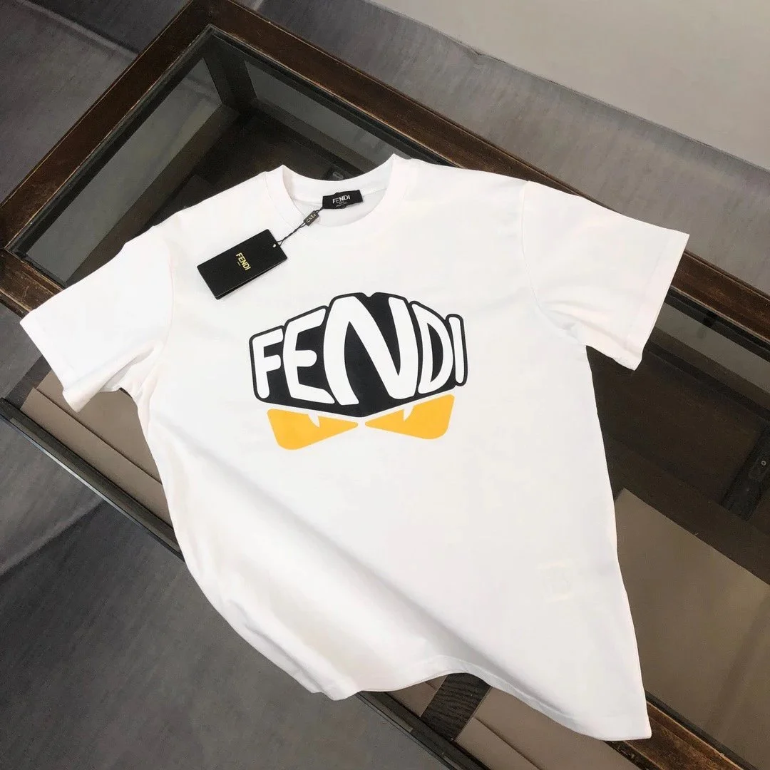 Fendi Fendi White Monster Eyes T-Shirt White - 1