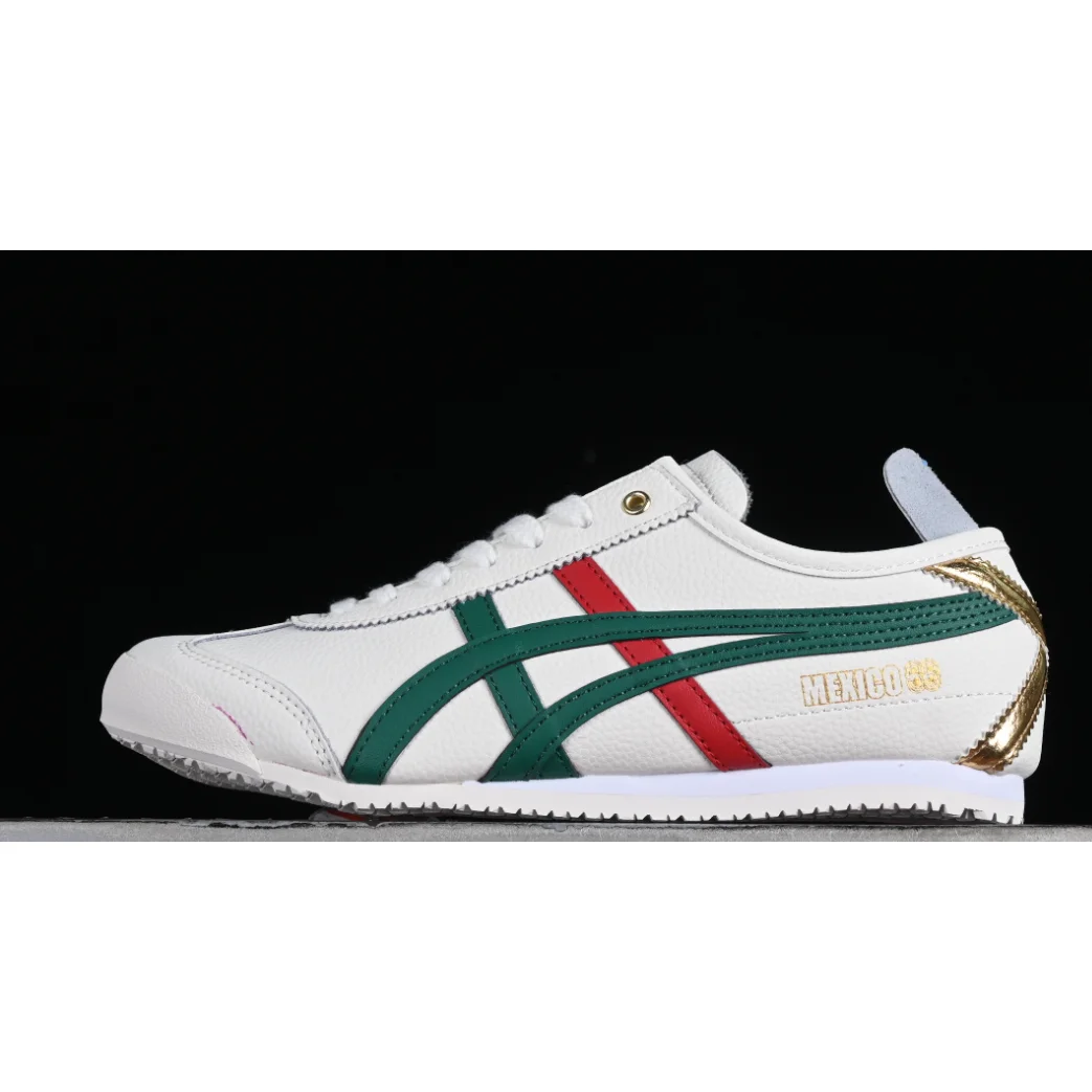 Onitsuka Tiger Onitsuka Tiger Mexico 66 White/Green/Red/Gold Sneaker White - 1