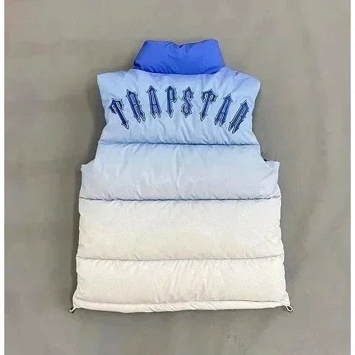 Trapstar Trapstar Light Blue/White Puffer Vest Blue - 1