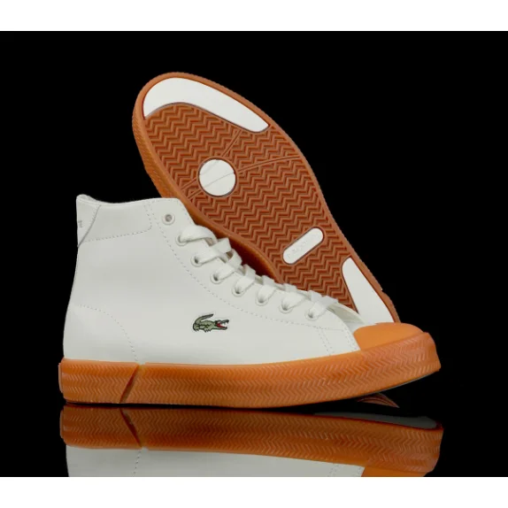 Lacoste Lacoste Classic Logo White Orange Sneakers White - 1