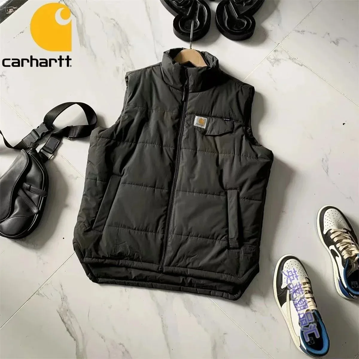 Carhartt Carhartt Detroit Black Quilted Vest Black - 1