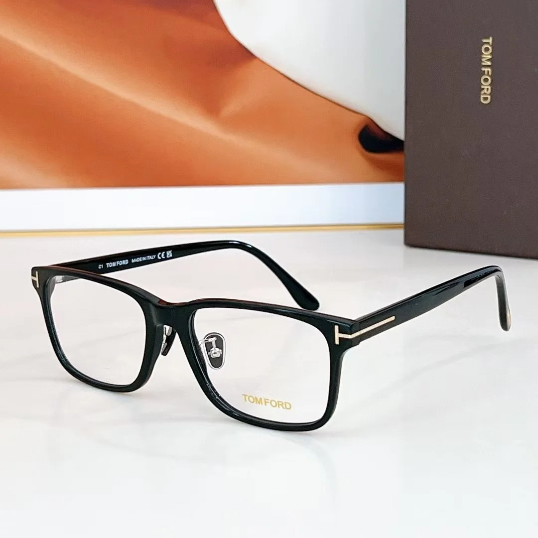 Tom Ford Tom Ford Black Gold-Tone Eyeglasses Black - 1