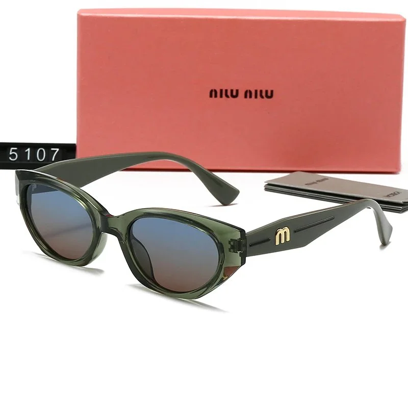 Miu Miu Miu Miu 5107-C Cat-Eye Sunglasses Green - 1