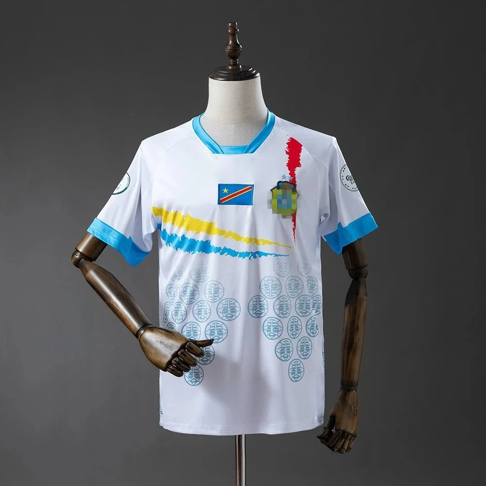 Other Unisex Congo White Blue Sleeve Special Edition Jersey White - 1