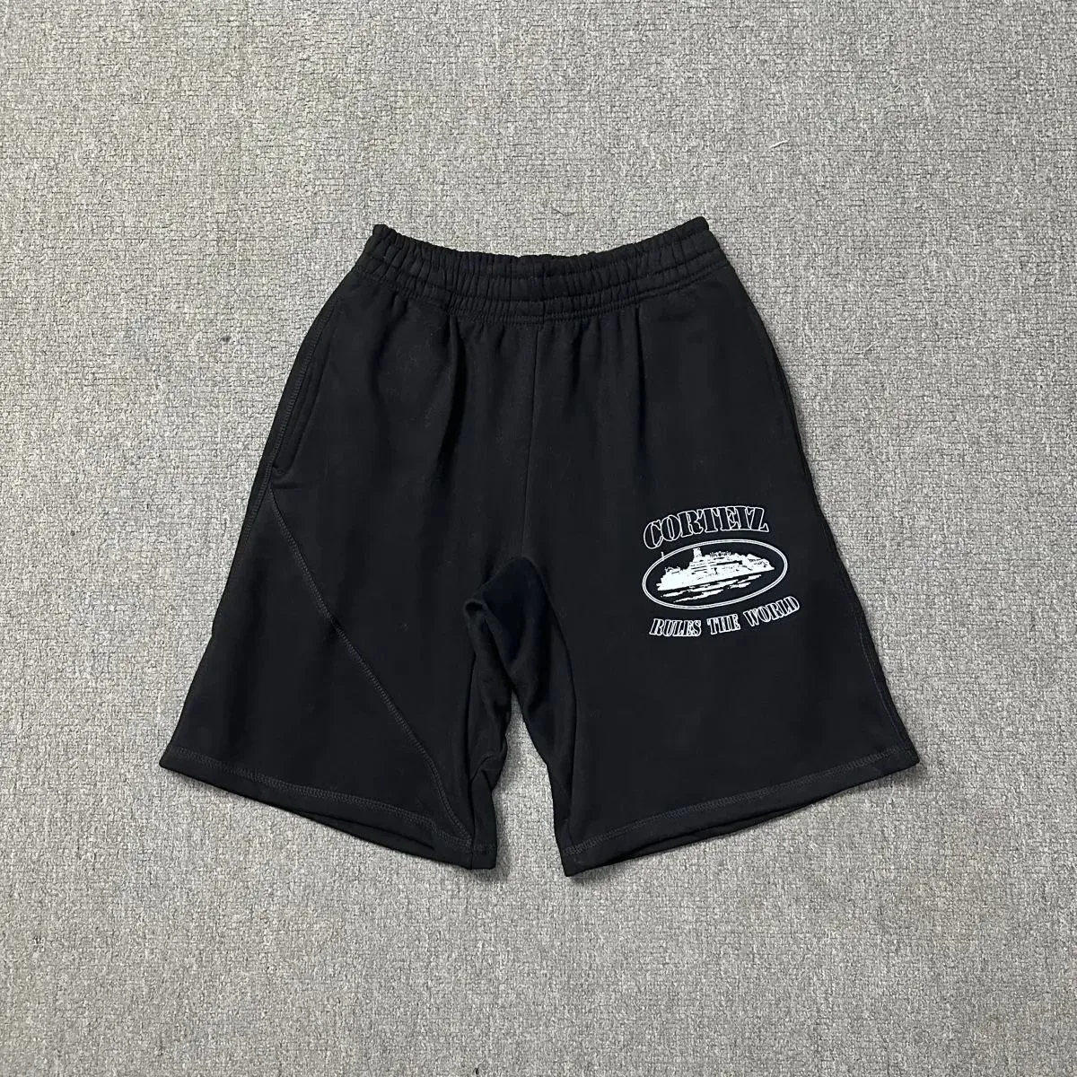Corteiz Corteiz Rules The World Black Shorts Black - 1