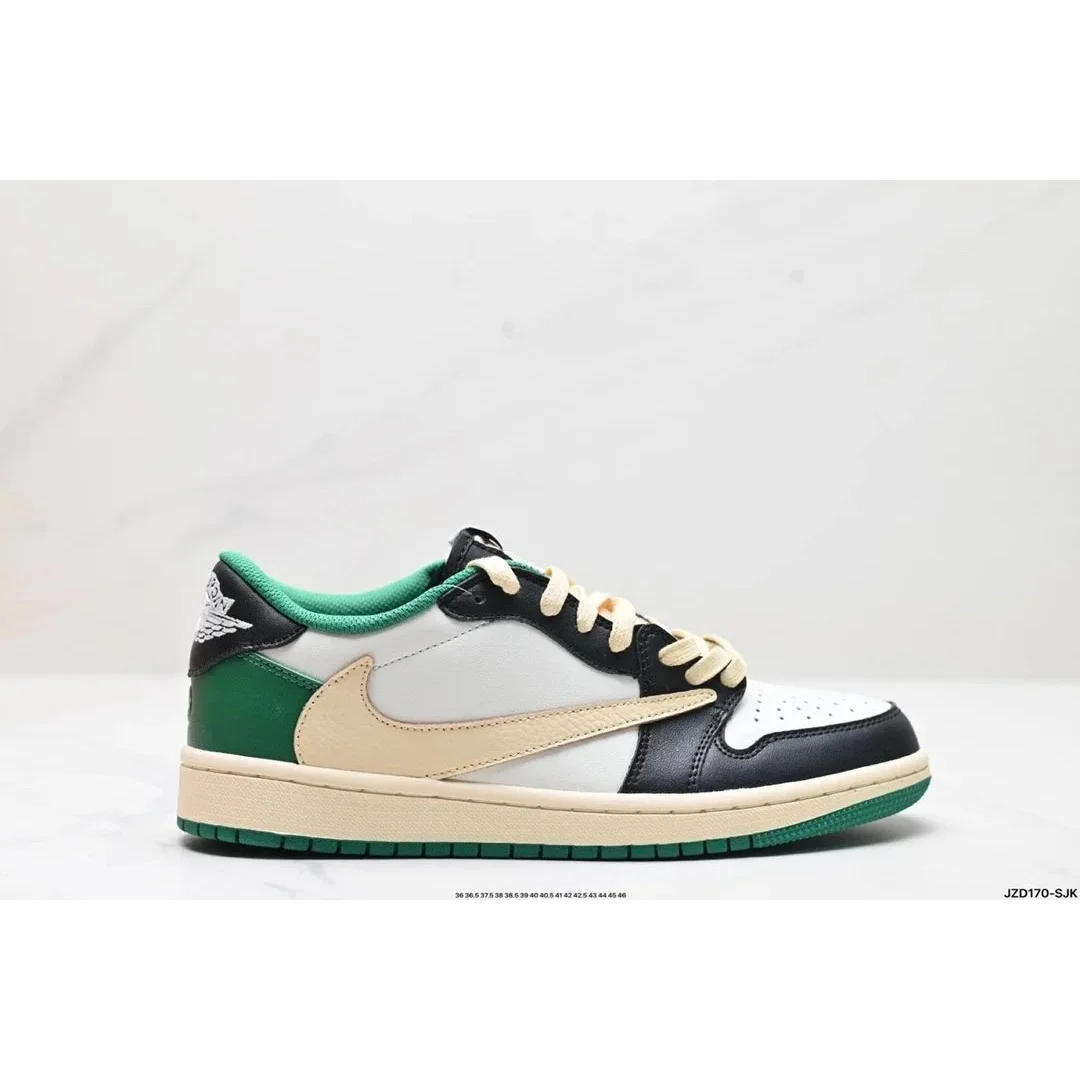 Nike Nike Air Jordan 1 Low Green/White/Sail Sneakers Green - 1