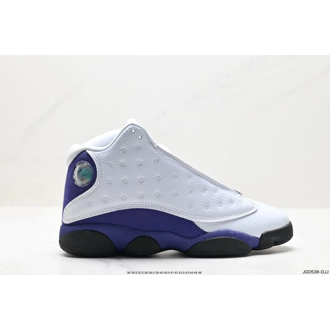 Jordan Jordan Air Jordan 13 White/University Purple Sneakers White