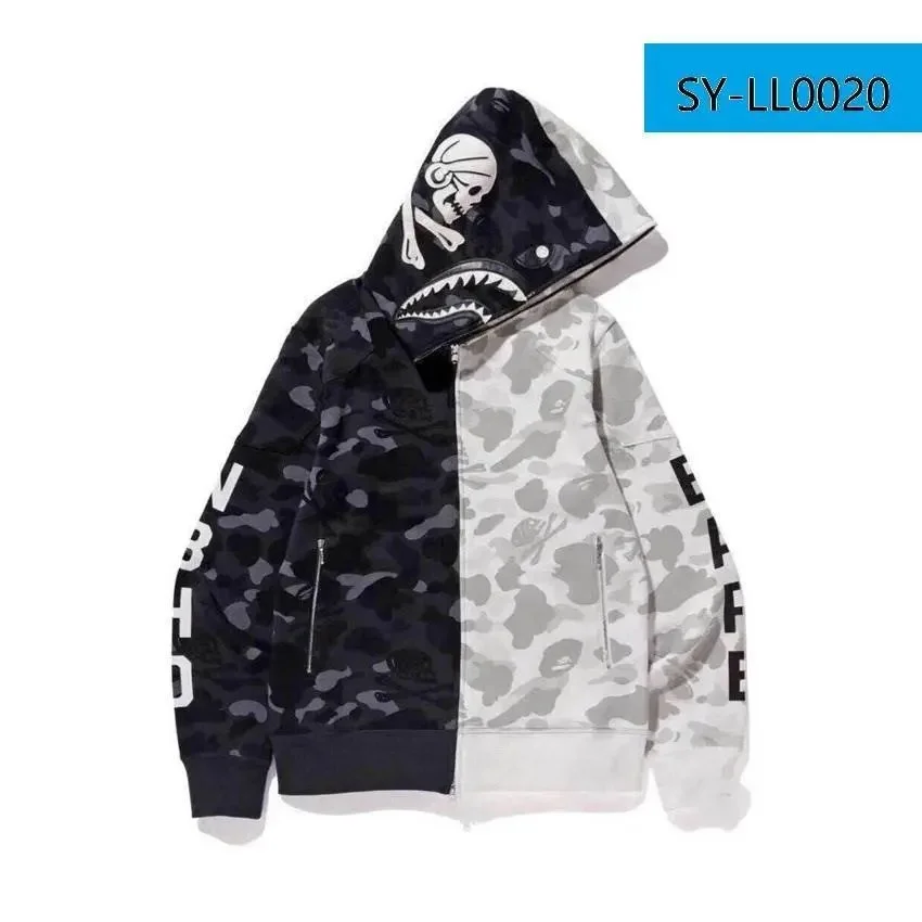 A Bathing Ape A Bathing Ape BAPE STA ABC Camo Hoodie Black/White Black - 1