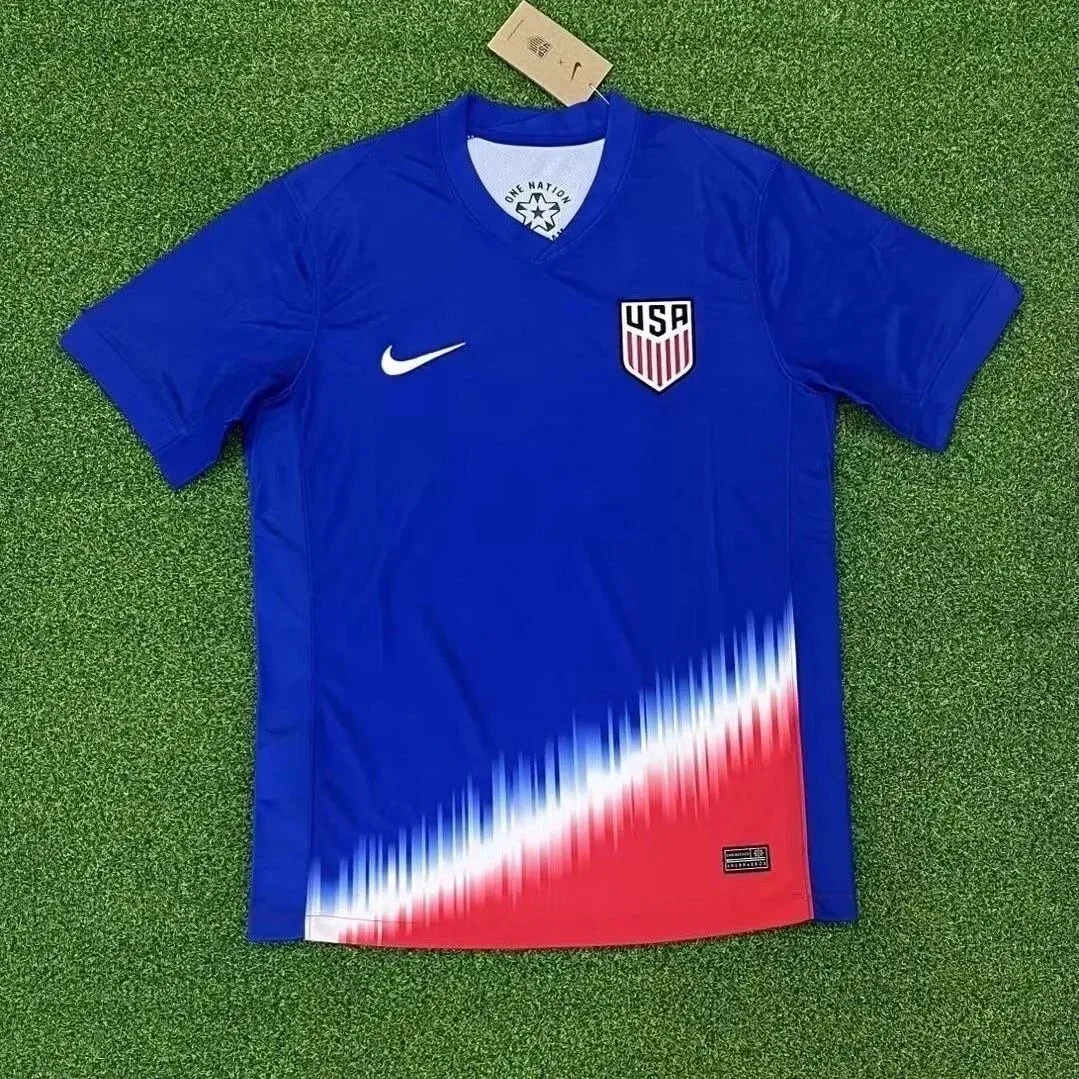 Nike Nike 02 Blue/Red/White Gradient Soccer Jersey Blue - 1