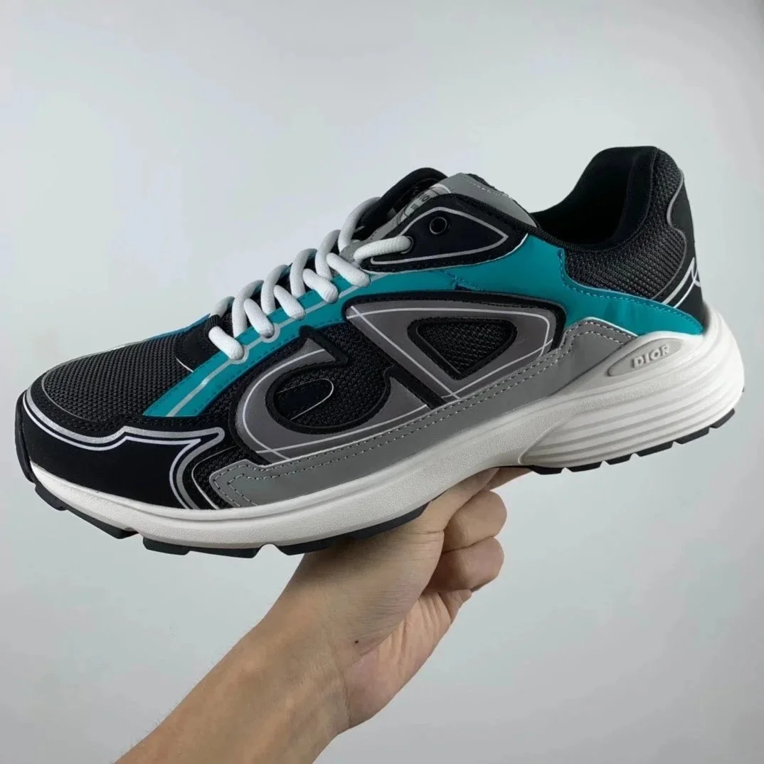 Dior Dior Dior Book Tote Black Teal Sneakers Black - 1