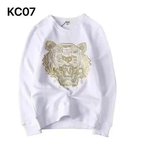 Kenzo Kenzo KC07 White Tiger Embroidery Sweatshirt White - 1