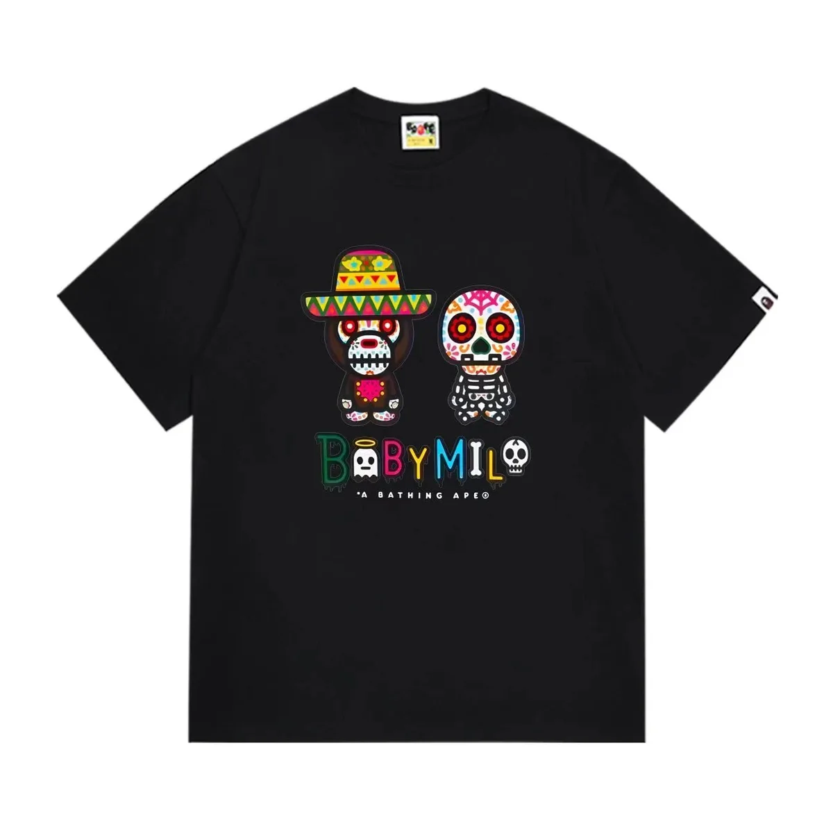 A Bathing Ape A Bathing Ape Baby Milo Black T-Shirt Black - 1