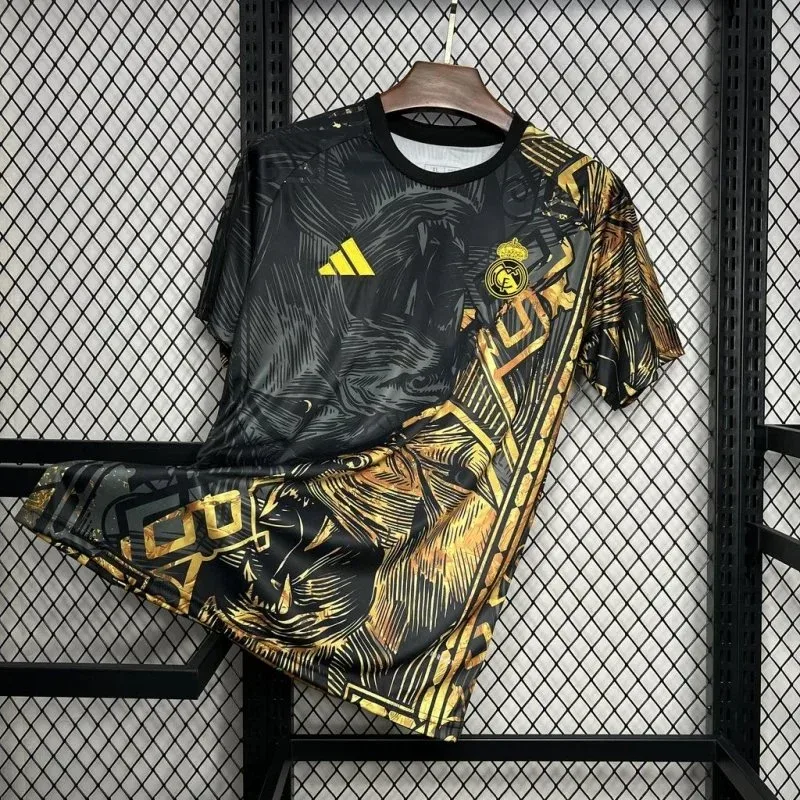 Adidas Adidas Tiro Black/Gold Graphic T-Shirt Black