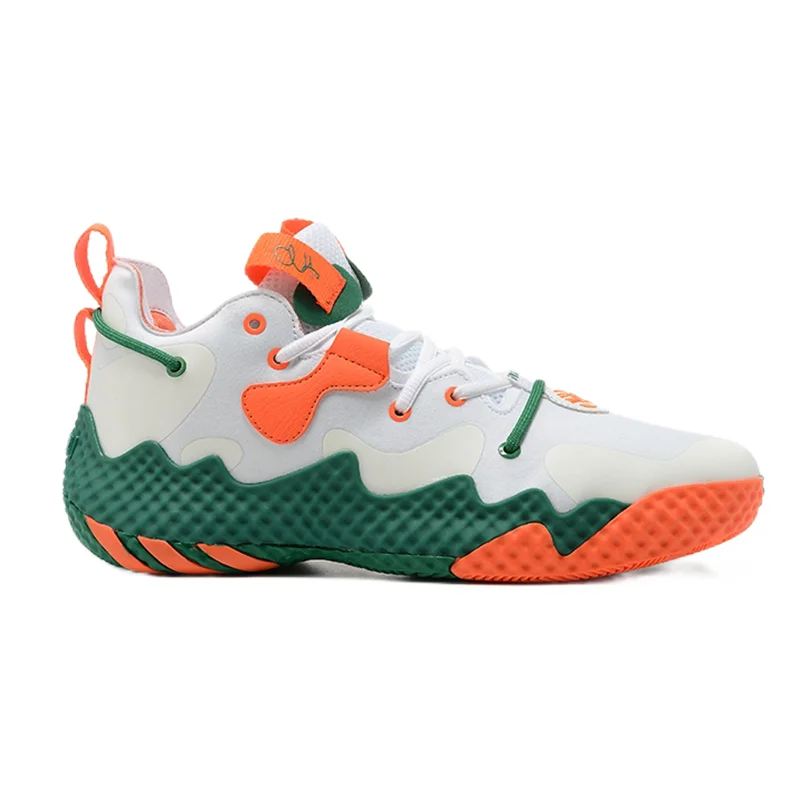 JW Anderson JW Anderson White Green Orange Wavy Midsole Sneakers Multicolor - 1