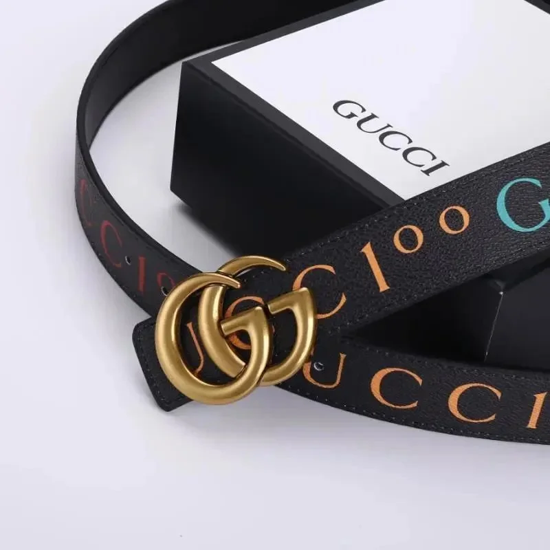 Gucci Gucci Interlocking G Belt Black/Multicolor Black