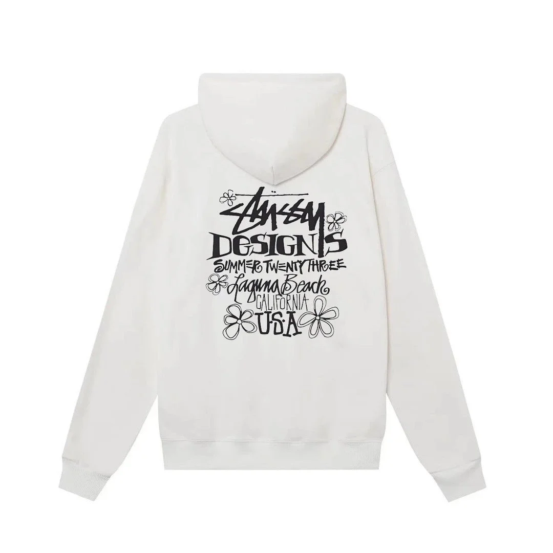 Stussy Stussy Summer 2023 Laguna Beach White Hoodie White - 1