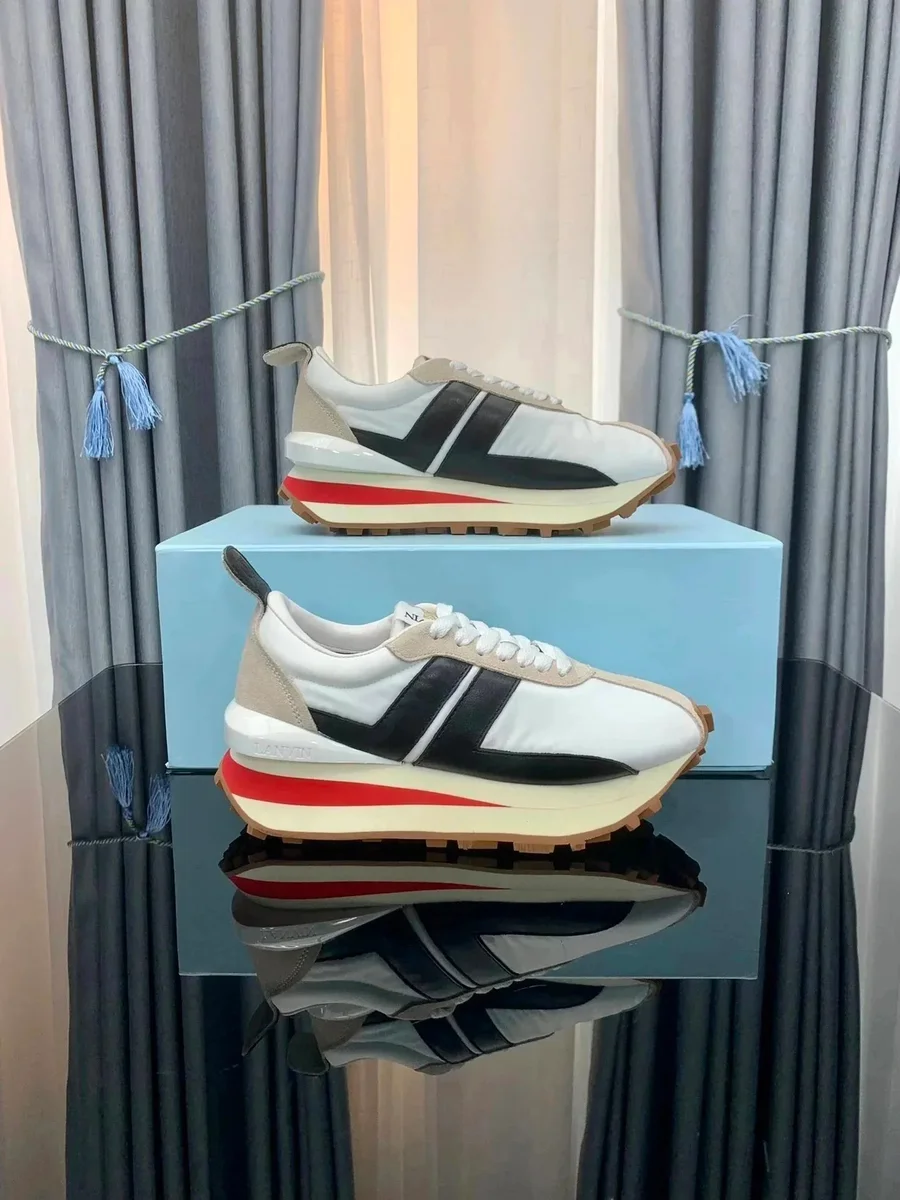 Lanvin Lanvin NL White/Black Sneakers White - 1
