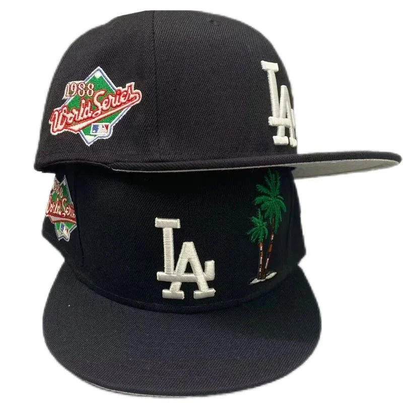 New Era New Era 59FIFTY LA Dodgers Black Cap Black - 1