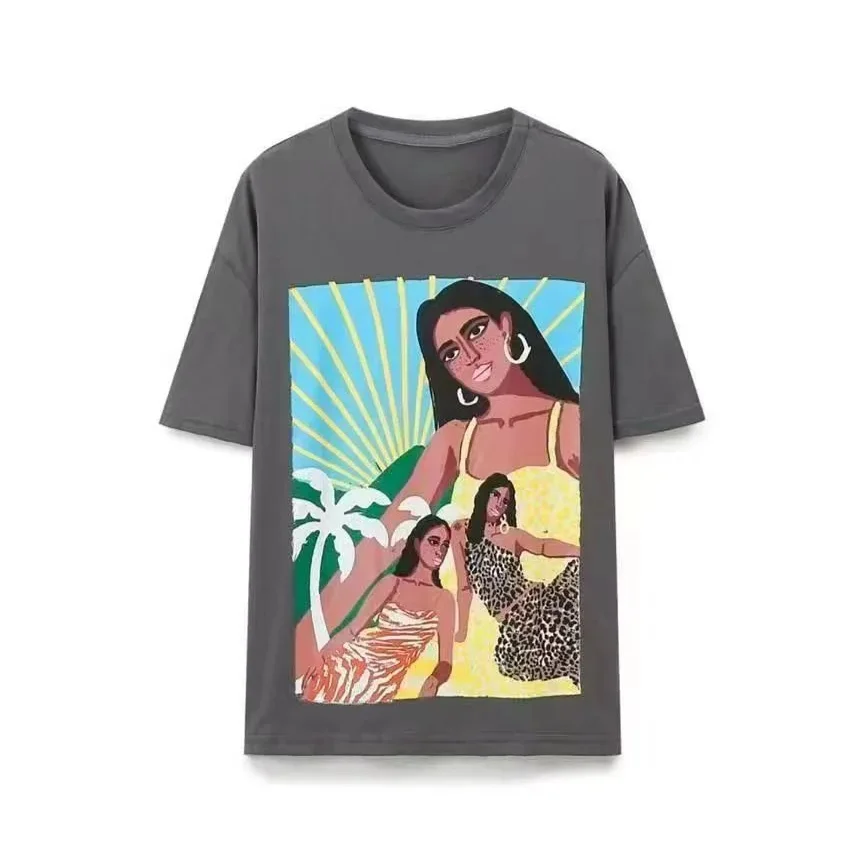 Other Graphic Print T-Shirt in Grey Grey - 1