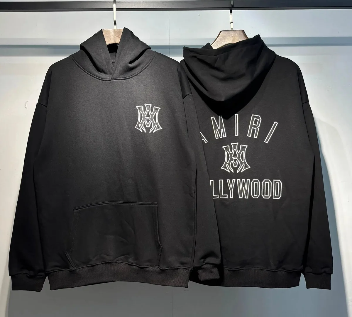 Amiri Amiri AMIRI Hollywood Black Hoodie Black - 1