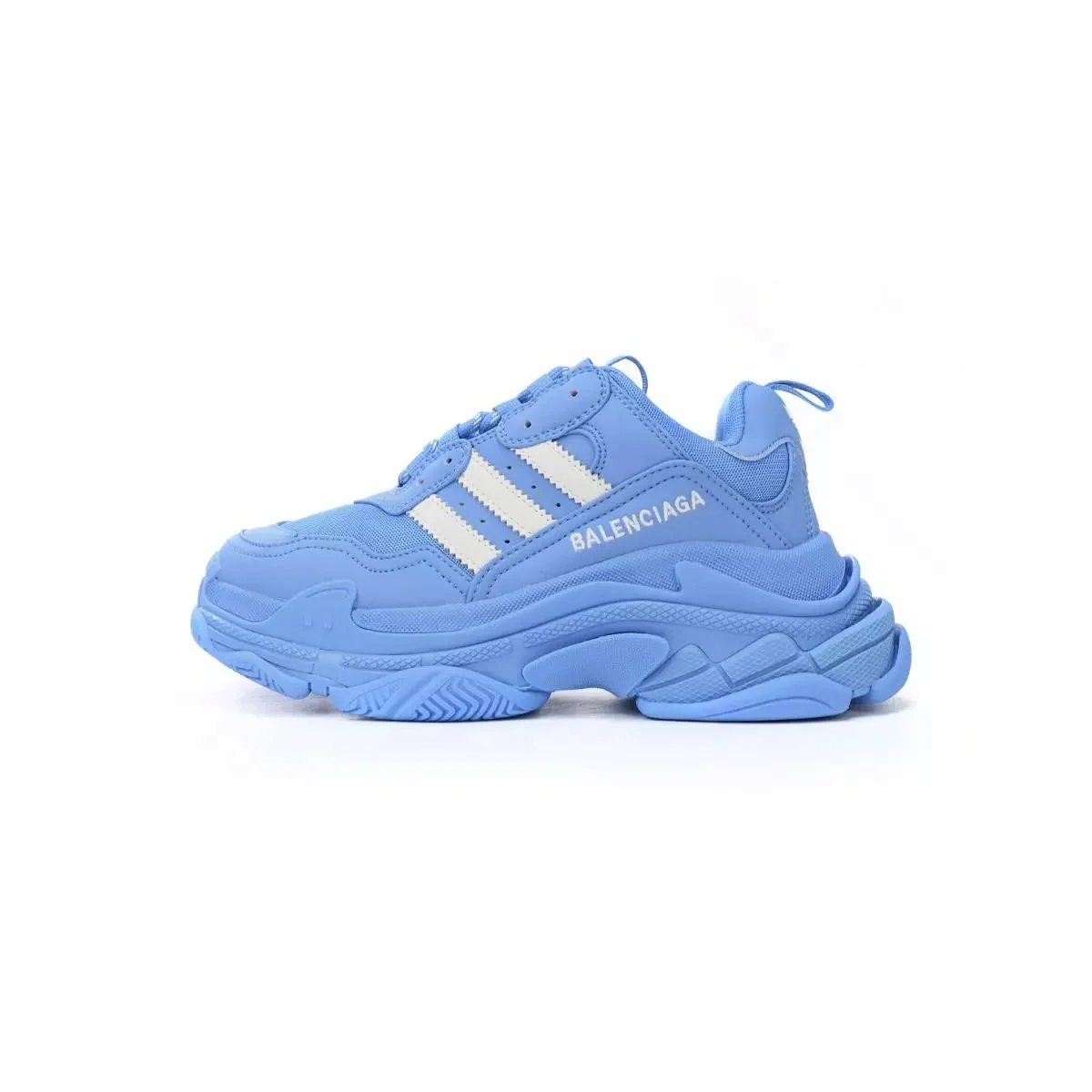 Balenciaga Balenciaga Triple S Blue White Sneakers Blue - 1
