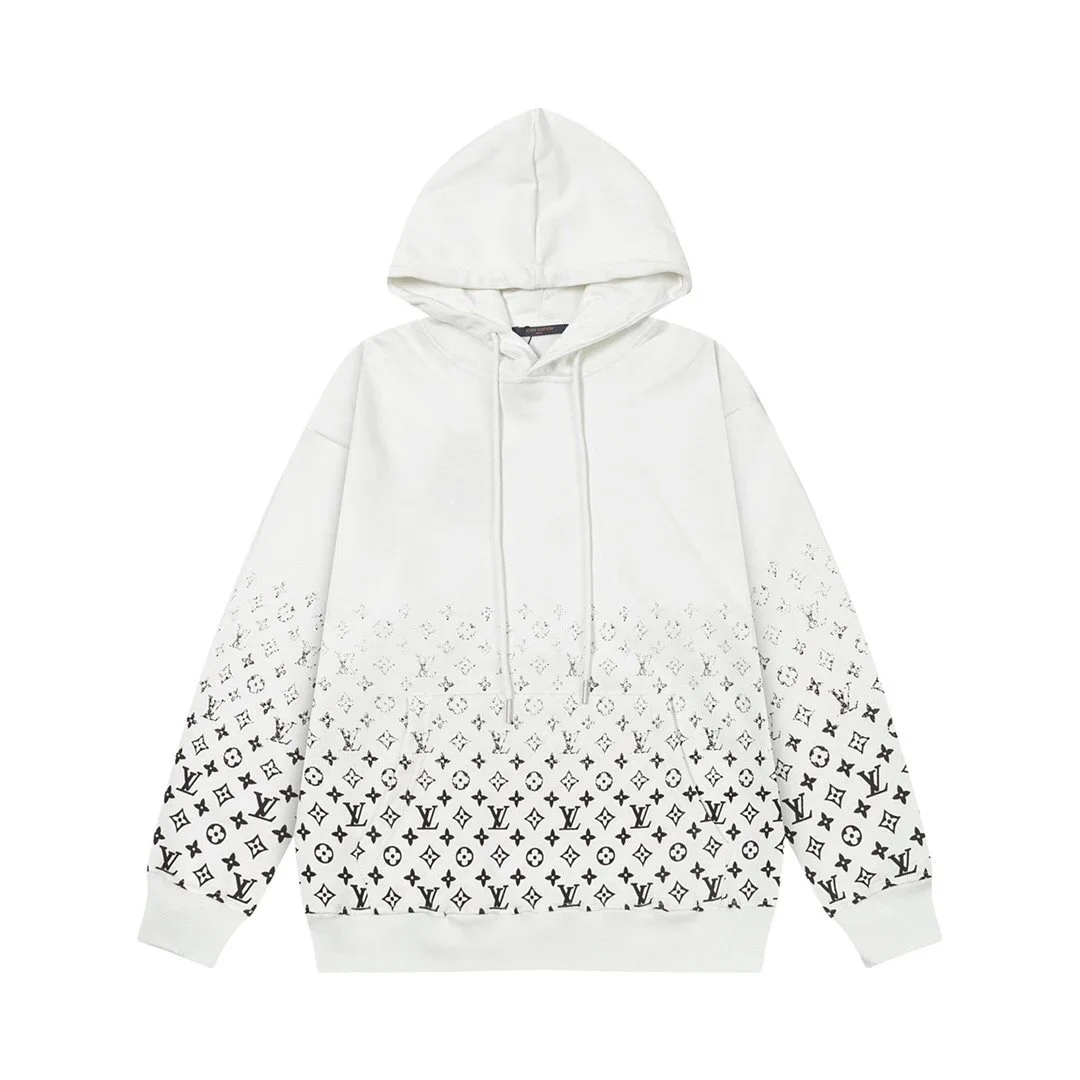 Louis Vuitton Louis Vuitton Monogram White/Black Monogram Hoodie White