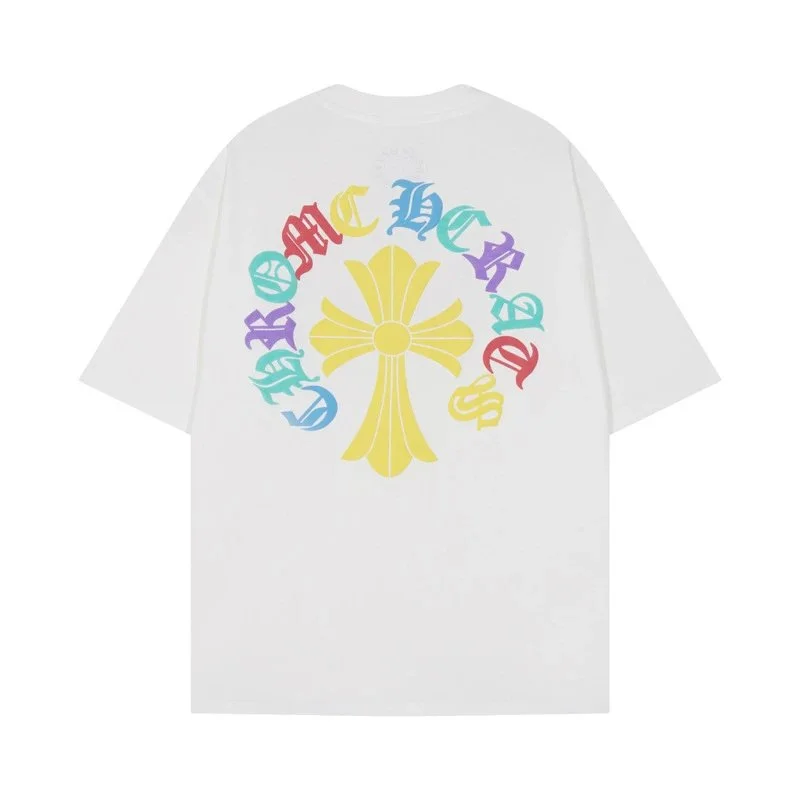 Chrome Hearts Chrome Hearts Cross Multicolor T-Shirt White