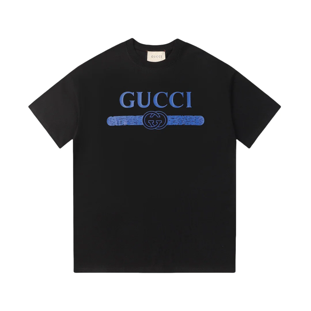 Gucci Gucci Classic Logo Black T-Shirt Black - 1
