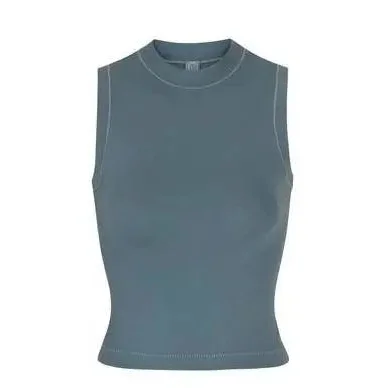 Other Gray Blue Sleeveless Top Grey - 1