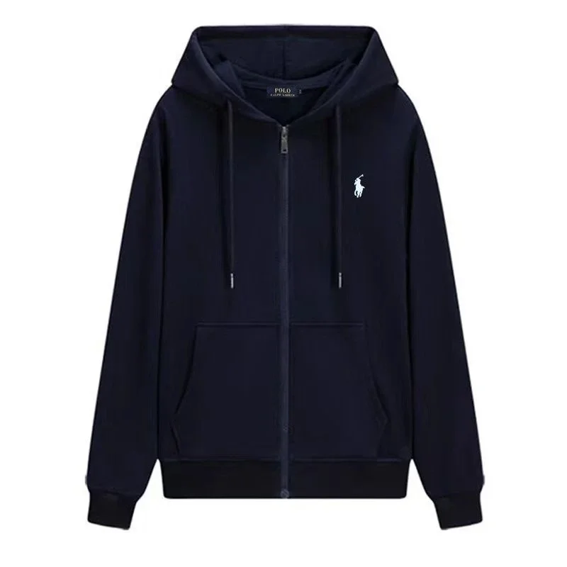 Polo Ralph Lauren Polo Ralph Lauren Hoodie Zip-Up Navy White Logo Navy - 1