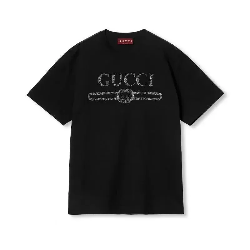 Gucci Gucci Interlocking G Black/Silver T-Shirt Black