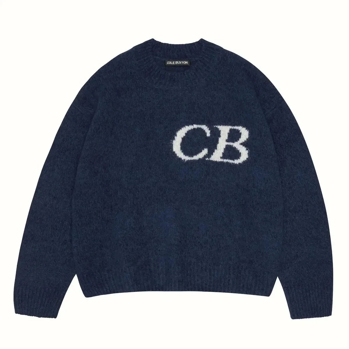Cole Buxton Cole Buxton BB002 Navy CB Logo Sweater Navy - 1