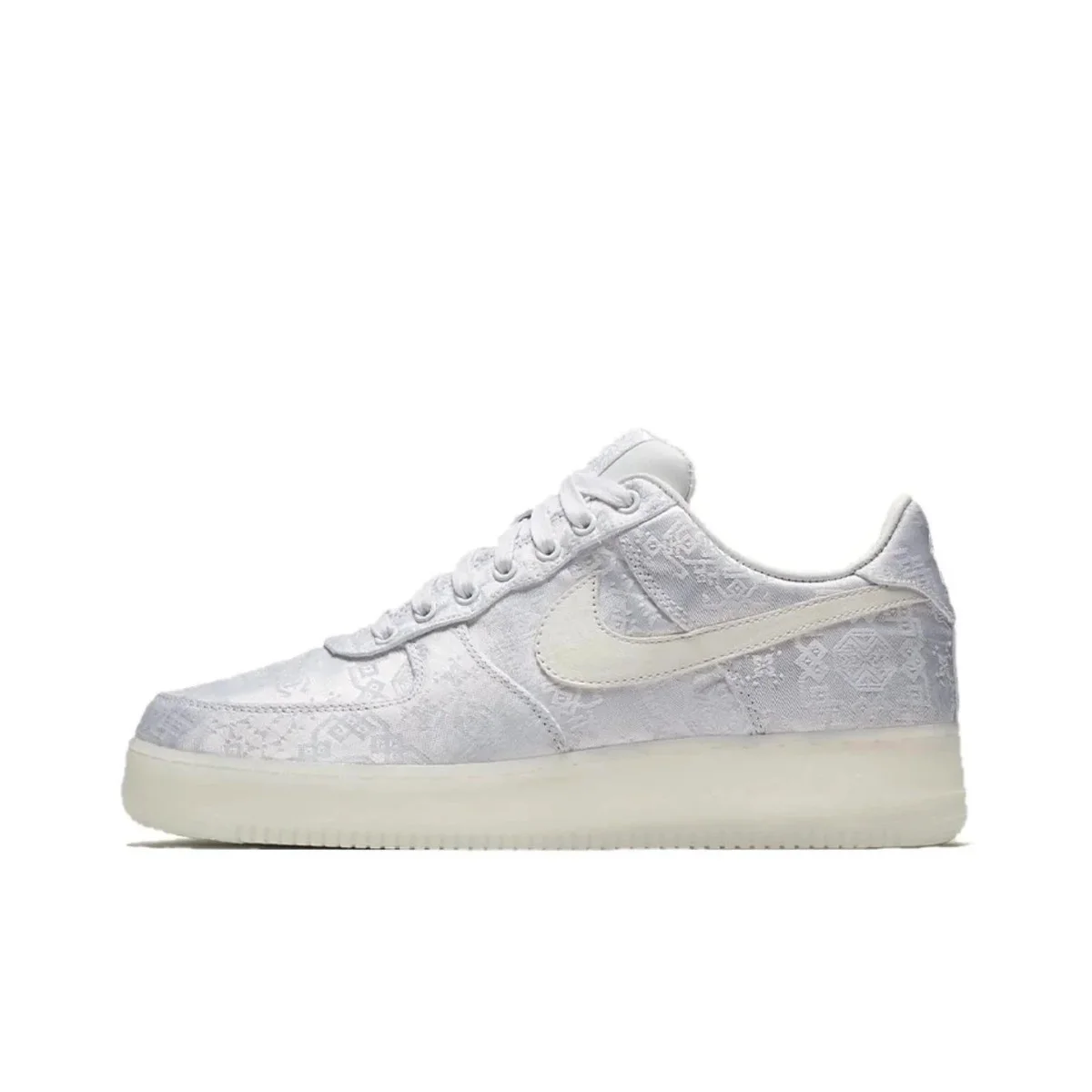 Nike Nike Air Force 1 White Silk Sneakers White