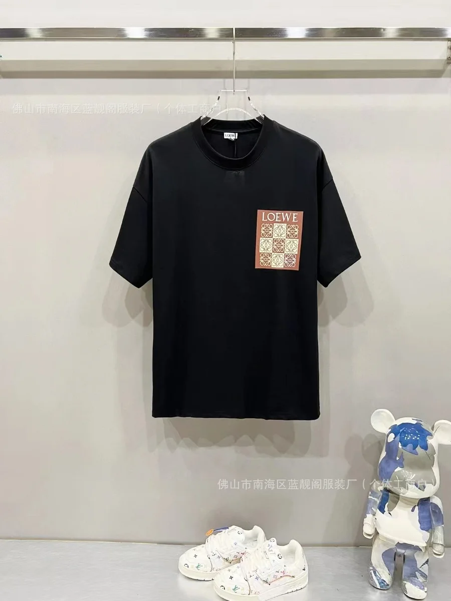 Loewe Loewe Anagram C18 Black T-Shirt Black
