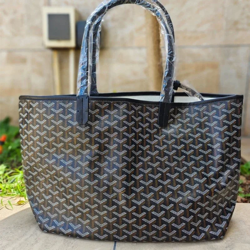 Goyard Goyard Saint Louis New Black Tote Bag Black - 1