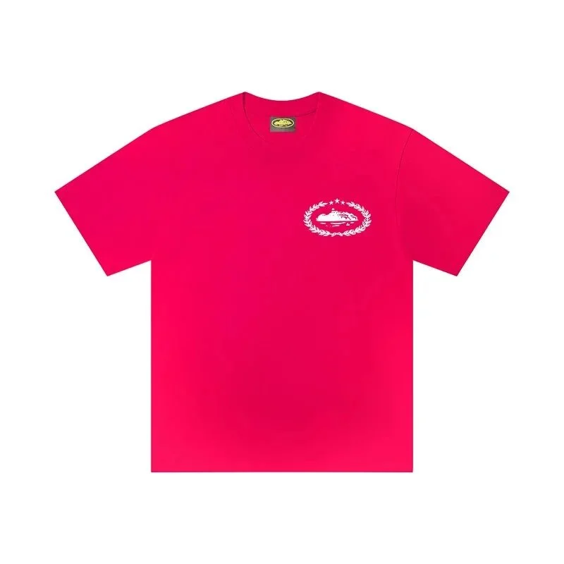 Other T-Shirt with Boat Logo in Bright Pink Pink - 1