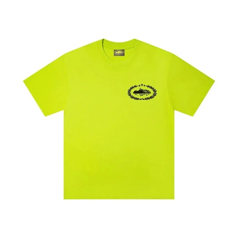 Other Unisex Lime Green Logo T-Shirt Green - 1
